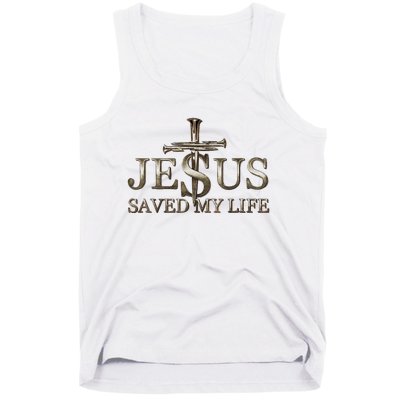 Jesus Christ Saved My Life Gift Tank Top