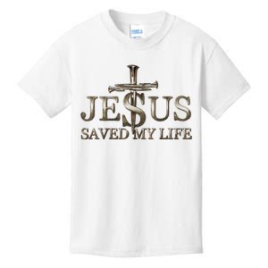 Jesus Christ Saved My Life Gift Kids T-Shirt