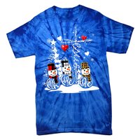 Jesus Christmas Season Faith Love Snow Christian Great Gift Tie-Dye T-Shirt