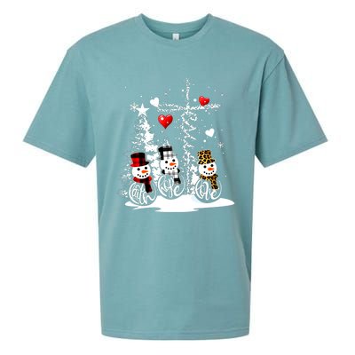 Jesus Christmas Season Faith Love Snow Christian Great Gift Sueded Cloud Jersey T-Shirt