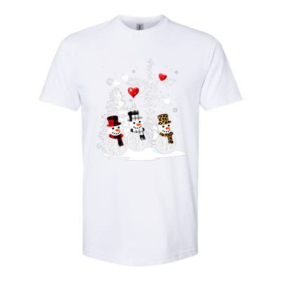 Jesus Christmas Season Faith Love Snow Christian Great Gift Softstyle CVC T-Shirt