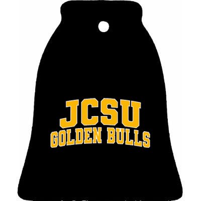 Johnson C. Smith University Golden Bulls 04 Ceramic Bell Ornament