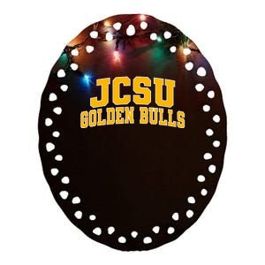 Johnson C. Smith University Golden Bulls 04 Ceramic Oval Ornament