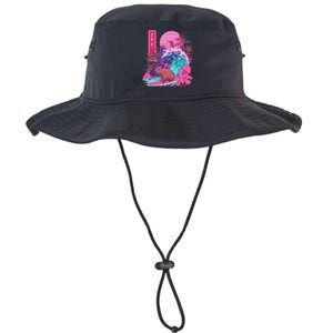 Japanese Capybara Surfing Wave Great Wave Japan Legacy Cool Fit Booney Bucket Hat