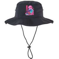 Japanese Capybara Surfing Wave Great Wave Japan Legacy Cool Fit Booney Bucket Hat