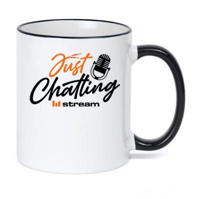 Just Chatting Stream 11oz Black Color Changing Mug