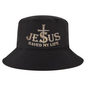 Jesus Christ Saved My Life Cool Comfort Performance Bucket Hat