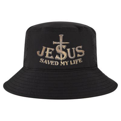 Jesus Christ Saved My Life Cool Comfort Performance Bucket Hat