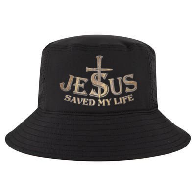 Jesus Christ Saved My Life Cool Comfort Performance Bucket Hat