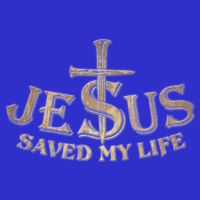 Jesus Christ Saved My Life Women's V-Neck T-Shirt