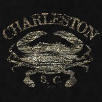 JCombs Charleston SC Atlantic Blue Crab Ladies PosiCharge Tri-Blend Wicking Tank