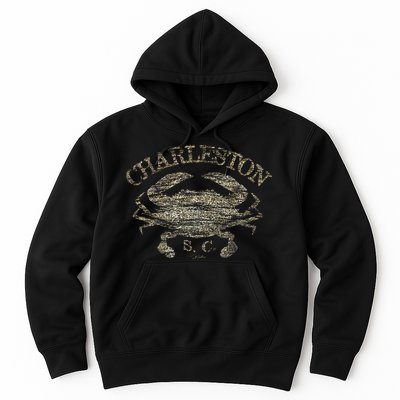 JCombs Charleston SC Atlantic Blue Crab Hoodie