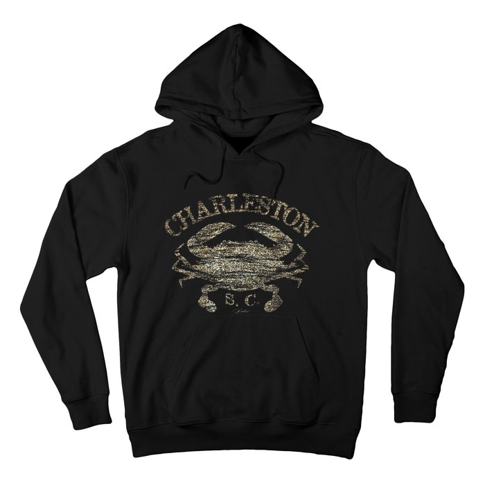 JCombs Charleston SC Atlantic Blue Crab Hoodie