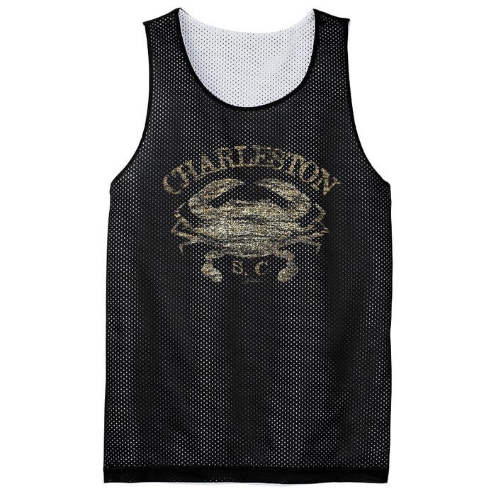 JCombs Charleston SC Atlantic Blue Crab Mesh Reversible Basketball Jersey Tank