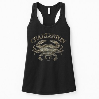 JCombs Charleston SC Atlantic Blue Crab Womens Tank Top