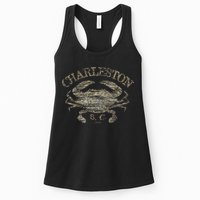 JCombs Charleston SC Atlantic Blue Crab Womens Tank Top