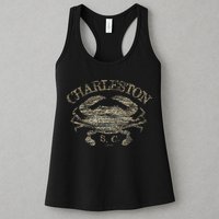 JCombs Charleston SC Atlantic Blue Crab Womens Tank Top
