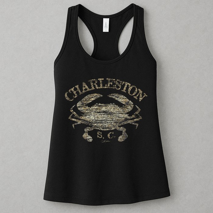 JCombs Charleston SC Atlantic Blue Crab Womens Tank Top
