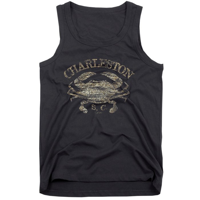 JCombs Charleston SC Atlantic Blue Crab Tank Top