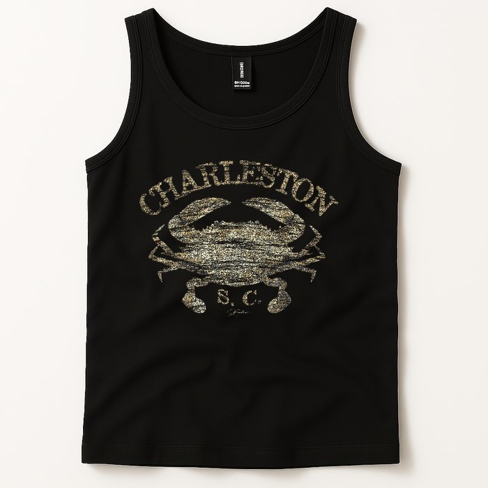 JCombs Charleston SC Atlantic Blue Crab Tank Top