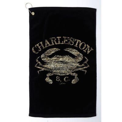 JCombs Charleston SC Atlantic Blue Crab Golf Towel