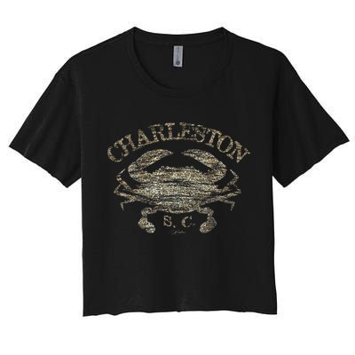 JCombs Charleston SC Atlantic Blue Crab Crop Top