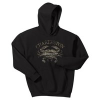 JCombs Charleston SC Atlantic Blue Crab Kids Hoodie