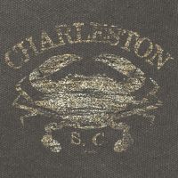 JCombs Charleston SC Atlantic Blue Crab Cotton Canvas Backpack