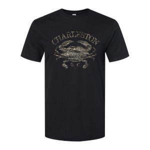 JCombs Charleston SC Atlantic Blue Crab Softstyle CVC T-Shirt