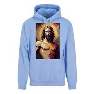 Jesus Christ Stained Glass Art Unisex Surf Hoodie