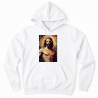 Jesus Christ Stained Glass Art Hoodie
