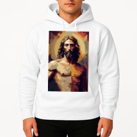 Jesus Christ Stained Glass Art Hoodie