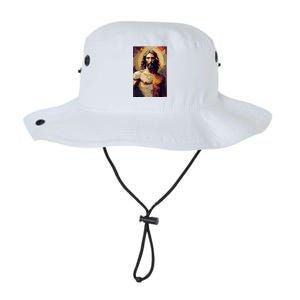 Jesus Christ Stained Glass Art Legacy Cool Fit Booney Bucket Hat