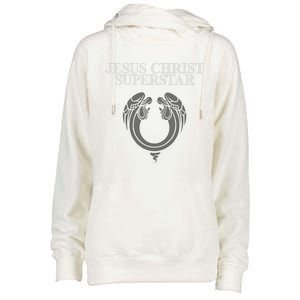 Jesus Christ Superstar Red Womens Funnel Neck Pullover Hood