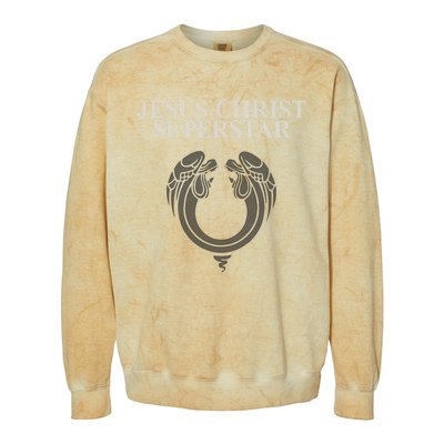 Jesus Christ Superstar Red Colorblast Crewneck Sweatshirt