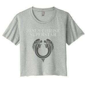 Jesus Christ Superstar Red Women's Crop Top Tee