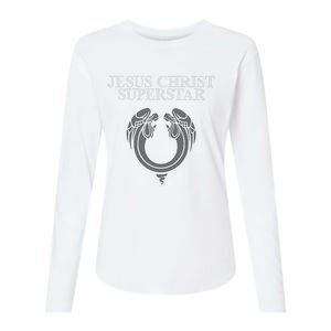 Jesus Christ Superstar Red Womens Cotton Relaxed Long Sleeve T-Shirt