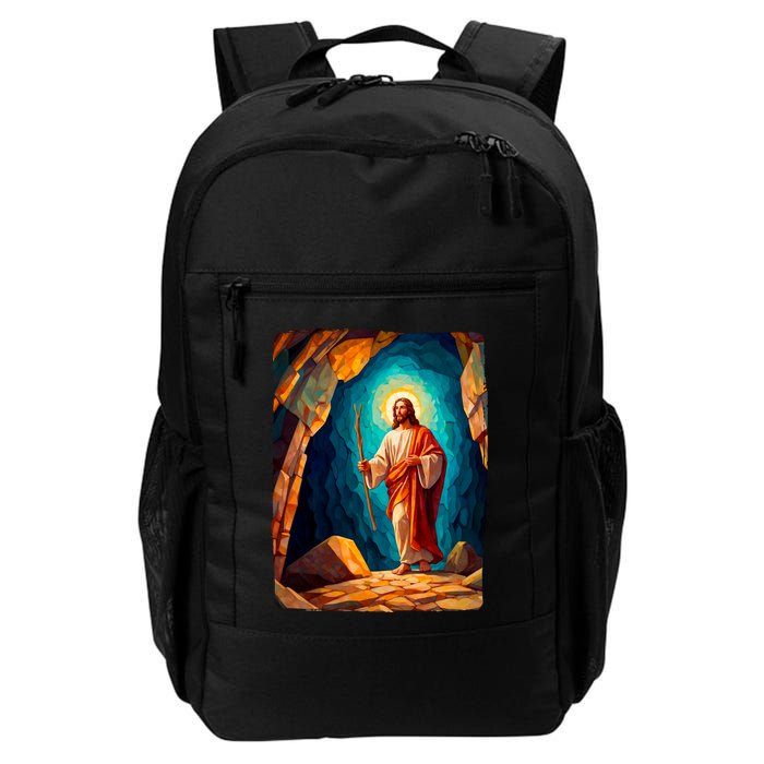 Jesus Christ Scene Portrait Backpack