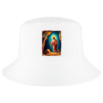 Jesus Christ Scene Portrait Cool Comfort Performance Bucket Hat