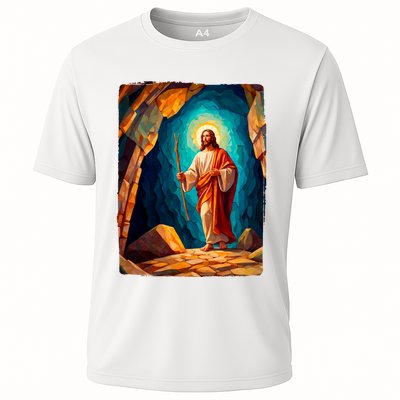 Jesus Christ Scene Portrait Performance Shirt