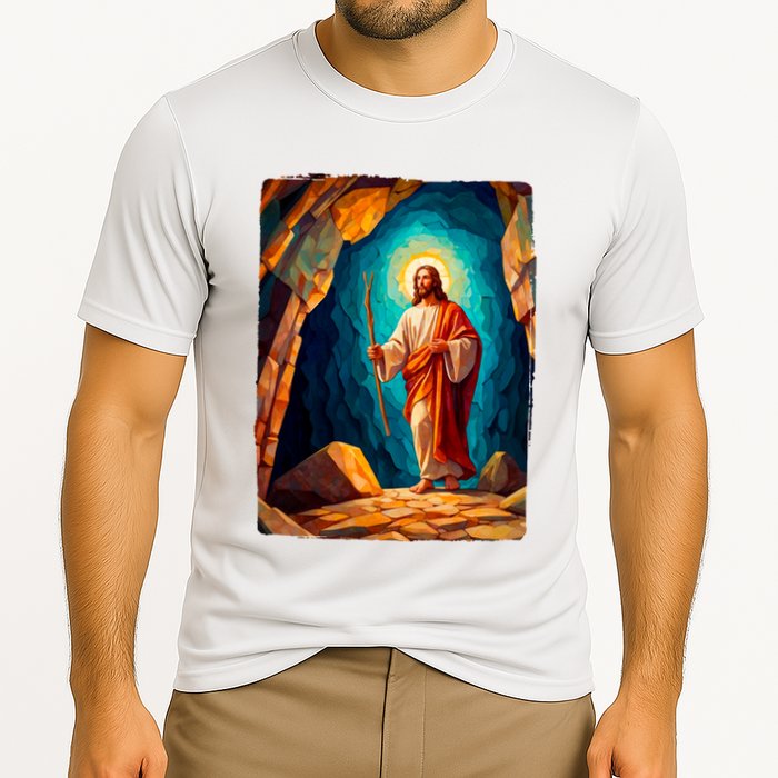 Jesus Christ Scene Portrait Performance Shirt