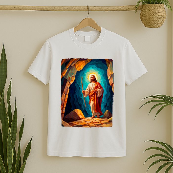 Jesus Christ Scene Portrait T-Shirt