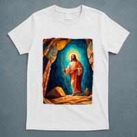 Jesus Christ Scene Portrait T-Shirt