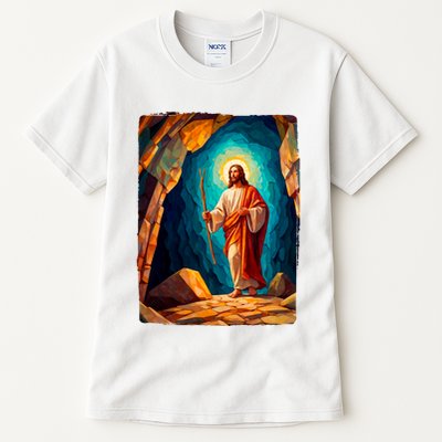 Jesus Christ Scene Portrait Tall T-Shirt