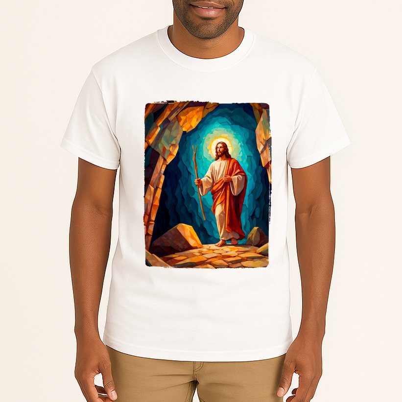 Jesus Christ Scene Portrait Tall T-Shirt