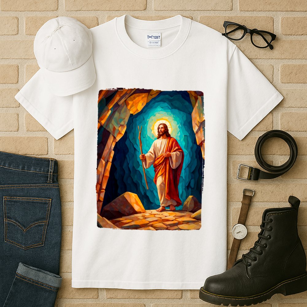 Jesus Christ Scene Portrait Tall T-Shirt