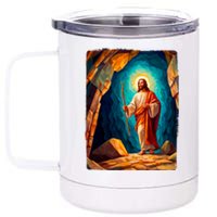 Jesus Christ Scene Portrait 12 oz Stainless Steel Tumbler Cup