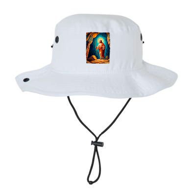 Jesus Christ Scene Portrait Bucket Hat