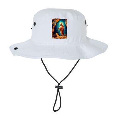 Jesus Christ Scene Portrait Legacy Cool Fit Booney Bucket Hat