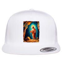Jesus Christ Scene Portrait Flatbill Hat